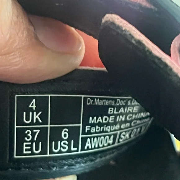 Dr. Martens | Blaire Sandals pink lemonade hydro leather-size:6 - Picture 7 of 7